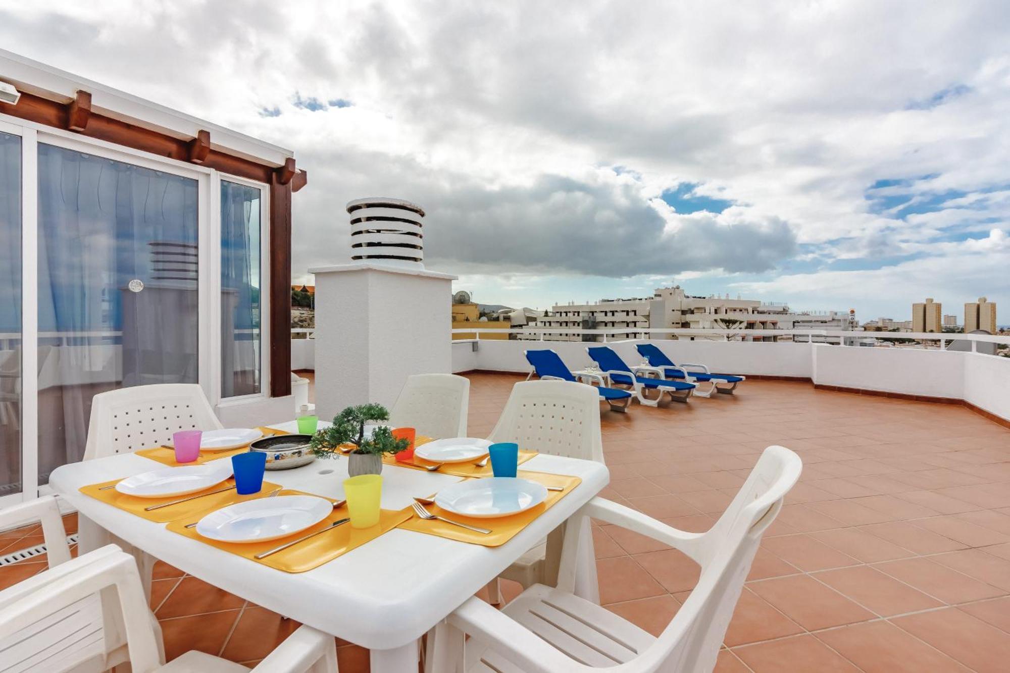 Costa Adeje Amazing Ocean View Bigterrace Apartment ปลายา ฟัญญาเบ ภายนอก รูปภาพ